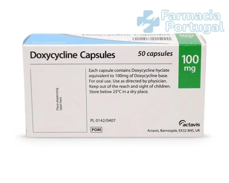 Compre Doxiciclina Genérico 100mg em Portugal - 20 Comprimidos Sandoz